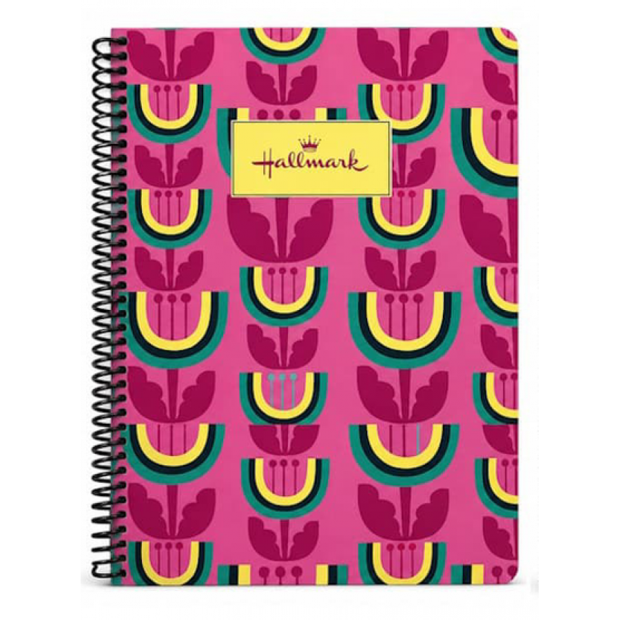Hallmark Τετράδιo Σπιράλ Tulip Ass 17x25 2 Θεμάτων 70 Φύλλων (33350402)