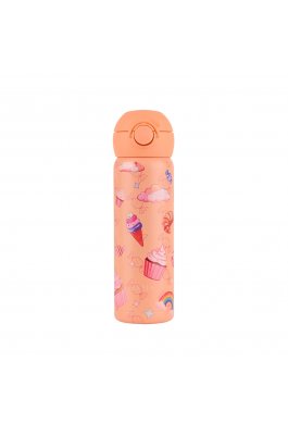 Estia θερμός Wonder Bottle Save The Aegean 500ml Candy Sky με Καλαμάκι (0143650)