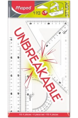 Maped Γεωμετρικό Σετ Οργάνων Unbreakable 30cm 4τεμάχια (981872)