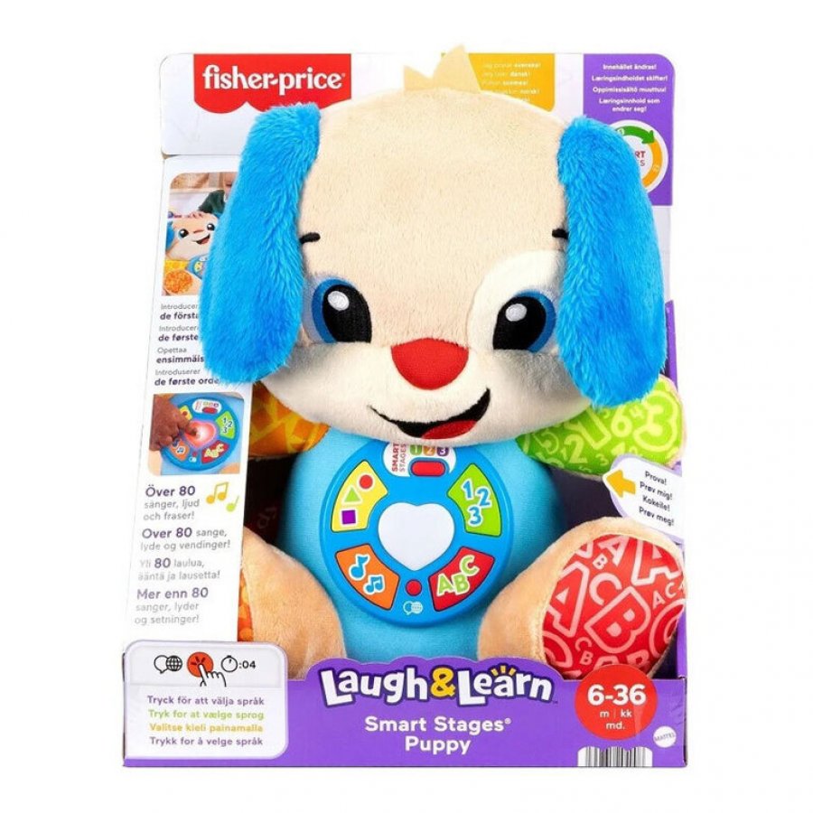 Fisher Price Εκπαιδευτικό Σκυλάκι Δραστηριοτήτων Smart Stages (JFD25))