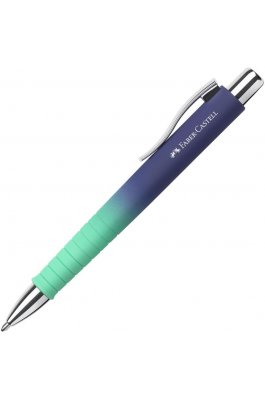 Faber-Castell Στυλό Poly Ballpoint XB Flow Edition Buzzing Blue με Μπλε Μελάνι (241132)