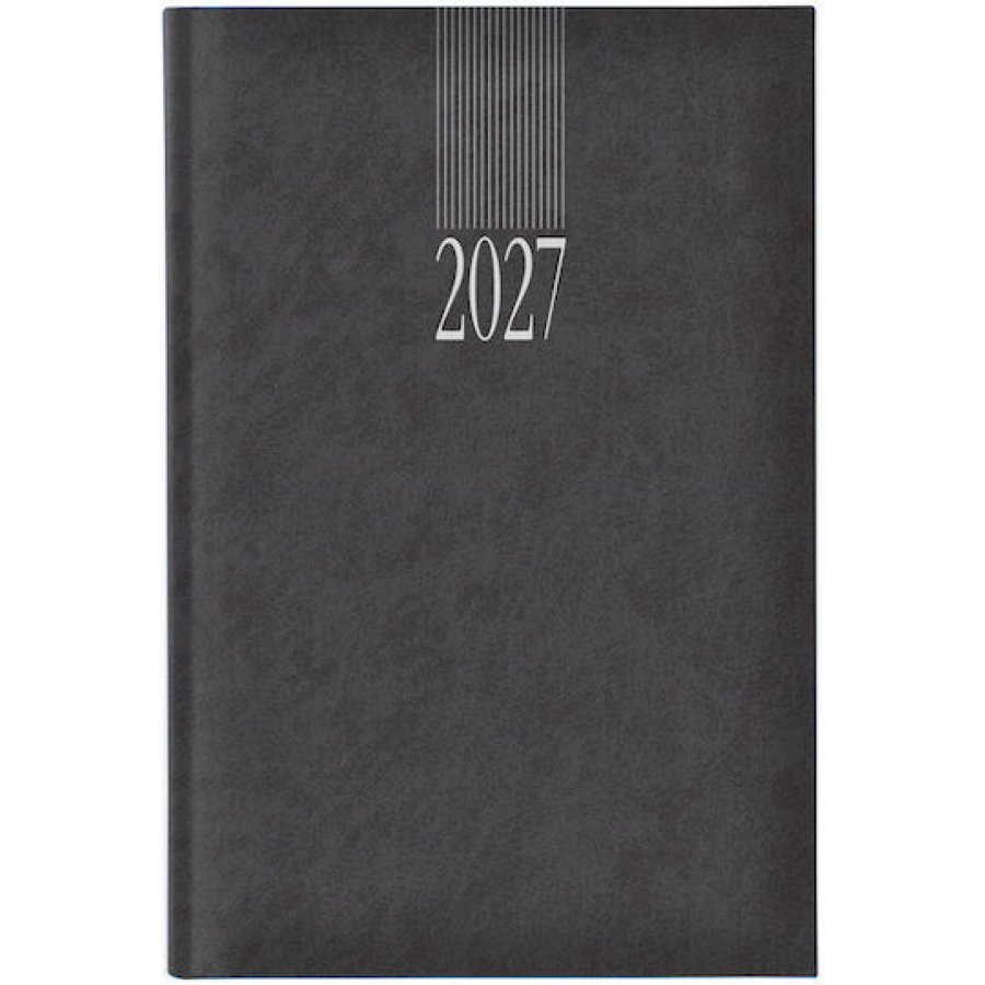 Theofylaktos Ημερολόγιο Ημερήσιο 2027 Sidney Classic Ανθρακί 11 x 16,5 (68520C72)