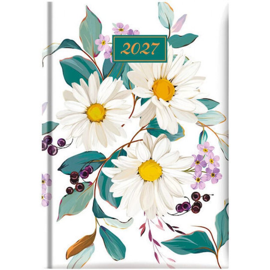 Theofylaktos Ημερολόγιο Εβδομαδιαίο 2027 Daisies 14,5 x 20,5 (68999002) Theofylaktos Ημερολόγιο Εβδομαδιαίο 2027 Daisies 14,5 x 20,5 (68999002)