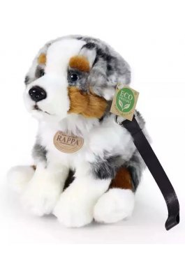 Rappa Λούτρινος Σκύλος Australian Shepherd Με Λουράκι 27 εκ. Eco-Friendly (221123)