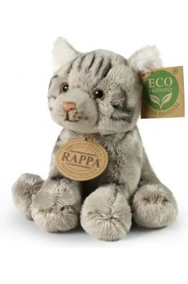 Rappa Λούτρινο Γατάκι Γκρι 14 Εκ. Eco-Friendly (251861)