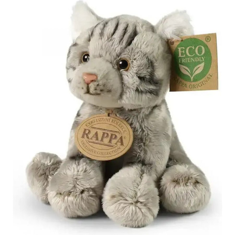 Rappa Λούτρινο Γατάκι Γκρι 14 Εκ. Eco-Friendly (251861) Rappa Λούτρινο Γατάκι Γκρι 14 Εκ. Eco-Friendly (251861)