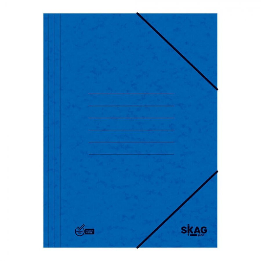 Skag Ντοσιέ Πρεσπάν με Λάστιχο 25 x 35cm Μπλε Skag Ντοσιέ Πρεσπάν με Λάστιχο 25 x 35cm Μπλε