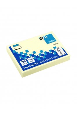 Info Χαρτάκια Αυτοκόλλητα 50 x 75 mm 100Φ. (565601) Info Χαρτάκια Αυτοκόλλητα 50 x 75 mm 100Φ. (565601)