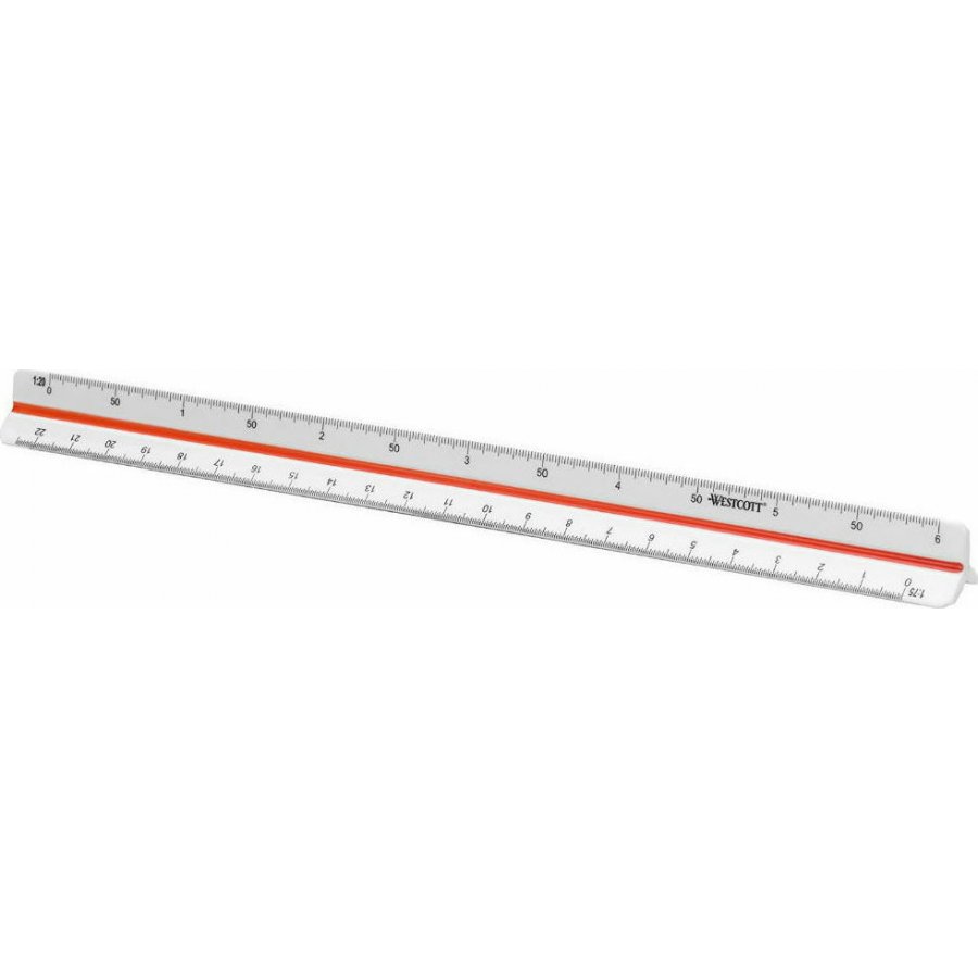 Westcott Κλιμακόμετρο Πλαστικό με Λαβή 30cm (E10163) Westcott Κλιμακόμετρο Πλαστικό με Λαβή 30cm (E10163)