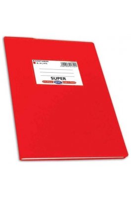 Skag Τετράδιο Εξήγηση Super P.P. 50 Φύλλων Ριγέ Κόκκινο 17 x 25cm (217521)