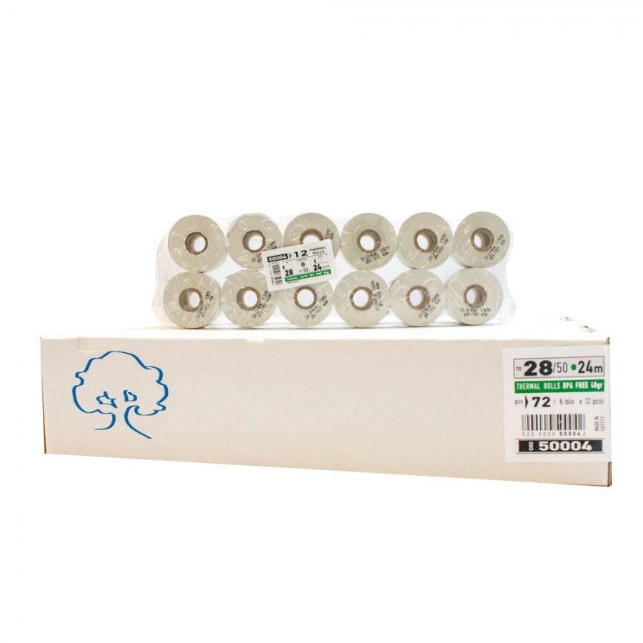 Typotrust Θερμικά Ρολά 28 x 50 (24m) τεμ.10 Typotrust Θερμικά Ρολά 28 x 50 (24m) τεμ.10
