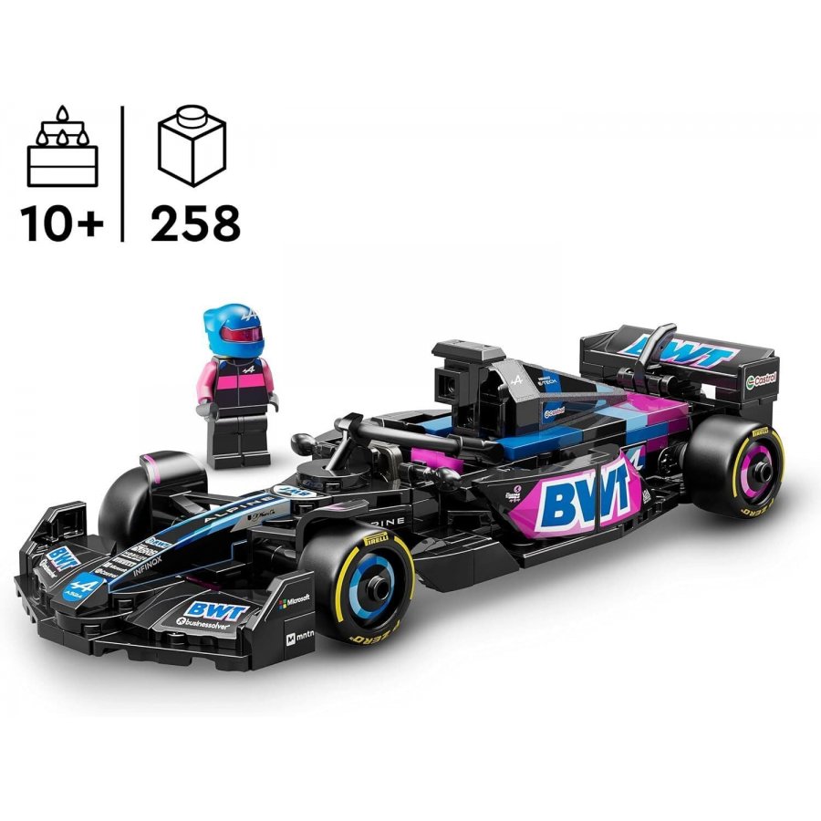 Lego Speed Champions BWT Alpine F1® Team A524 Race Car (77248 Lego Speed Champions BWT Alpine F1® Team A524 Race Car (77248