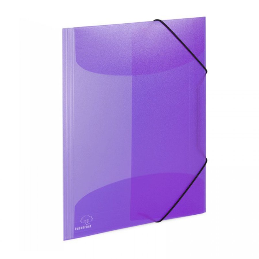 Typotrust Ντοσιέ με λάστιχο 23x32 σε Μωβ (FP1650008) Typotrust Ντοσιέ με λάστιχο 23x32 σε Μωβ (FP1650008)