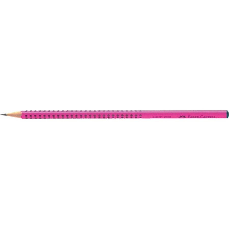Faber-Castell Grip 2001 Μολύβι B Ρόζ Faber-Castell Grip 2001 Μολύβι B Ρόζ