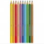 Faber-Castell Ξυλομπογιές Jumbo Grip + Δώρο Ξύστρα 12τμχ Faber-Castell Ξυλομπογιές Jumbo Grip + Δώρο Ξύστρα 12τμχ