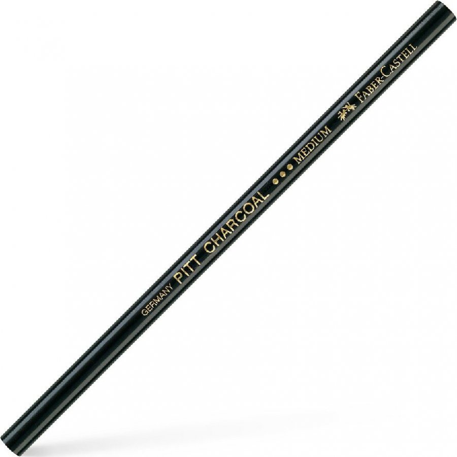 Faber-Castell Pitt Μολύβι Κάρβουνου Μέτριο Μαύρο Faber-Castell Pitt Μολύβι Κάρβουνου Μέτριο Μαύρο