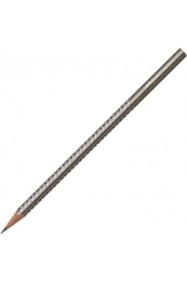 Faber-Castell Sparkle Μολύβι B Ασημί