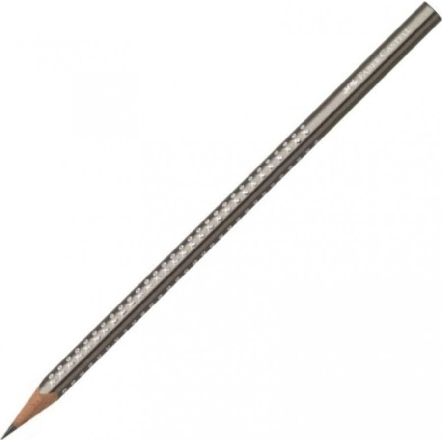 Faber-Castell Sparkle Μολύβι B Ασημί Faber-Castell Sparkle Μολύβι B Ασημί