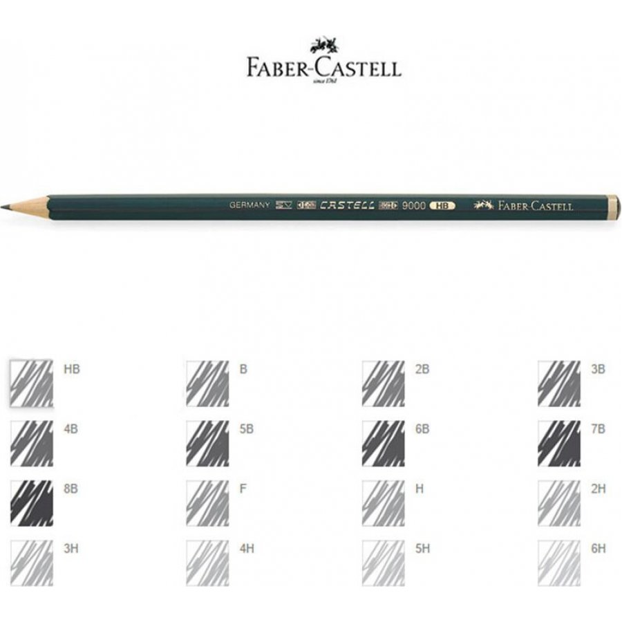 Faber-Castell 9000 Μολύβι HB Πράσινο Faber-Castell 9000 Μολύβι HB Πράσινο
