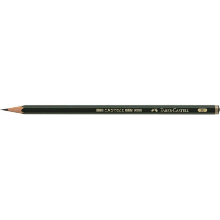 Faber-Castell 9000 Μολύβι 2B Πράσινο (119002) Faber-Castell 9000 Μολύβι 2B Πράσινο (119002)