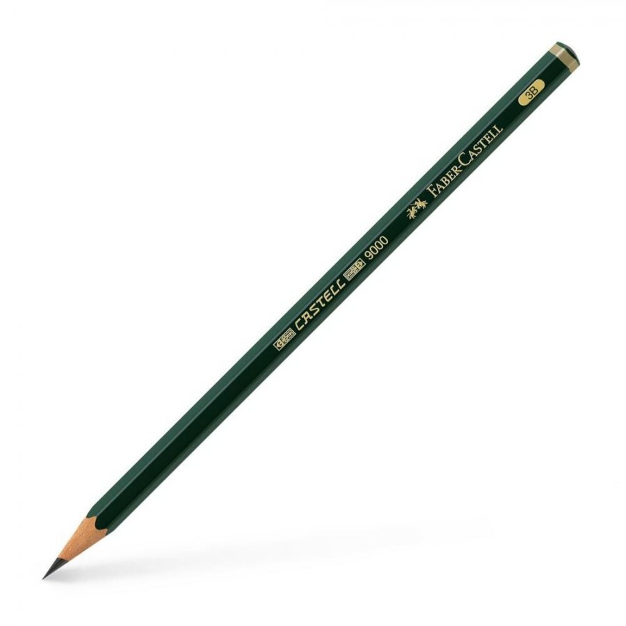 Faber-Castell 9000 Μολύβι 3B Πράσινο Faber-Castell 9000 Μολύβι 3B Πράσινο