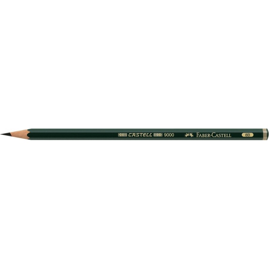 Faber-Castell 9000 Μολύβι 8B Πράσινο (119008) Faber-Castell 9000 Μολύβι 8B Πράσινο (119008)