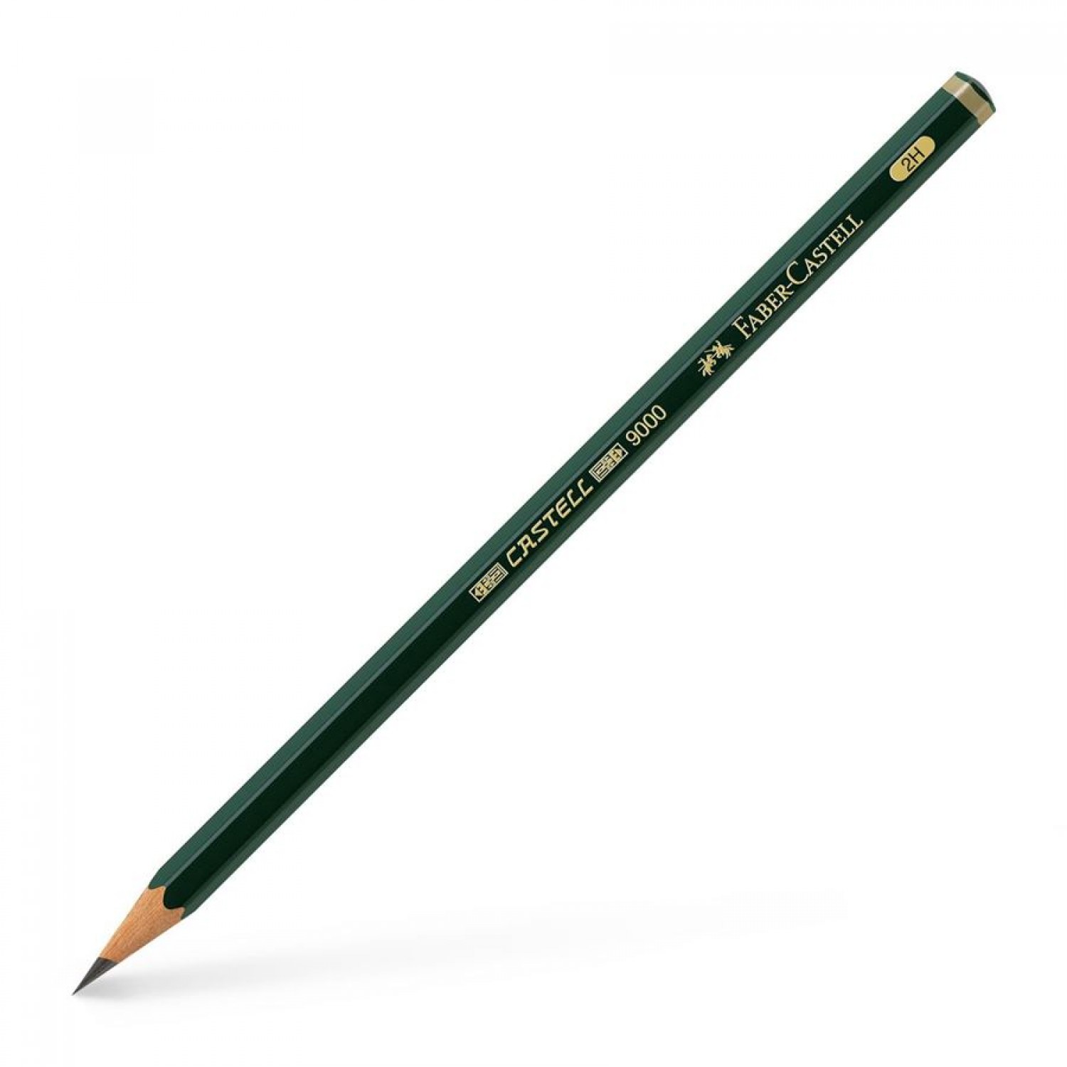 Faber-Castell 9000 Μολύβι 2H Πράσινο