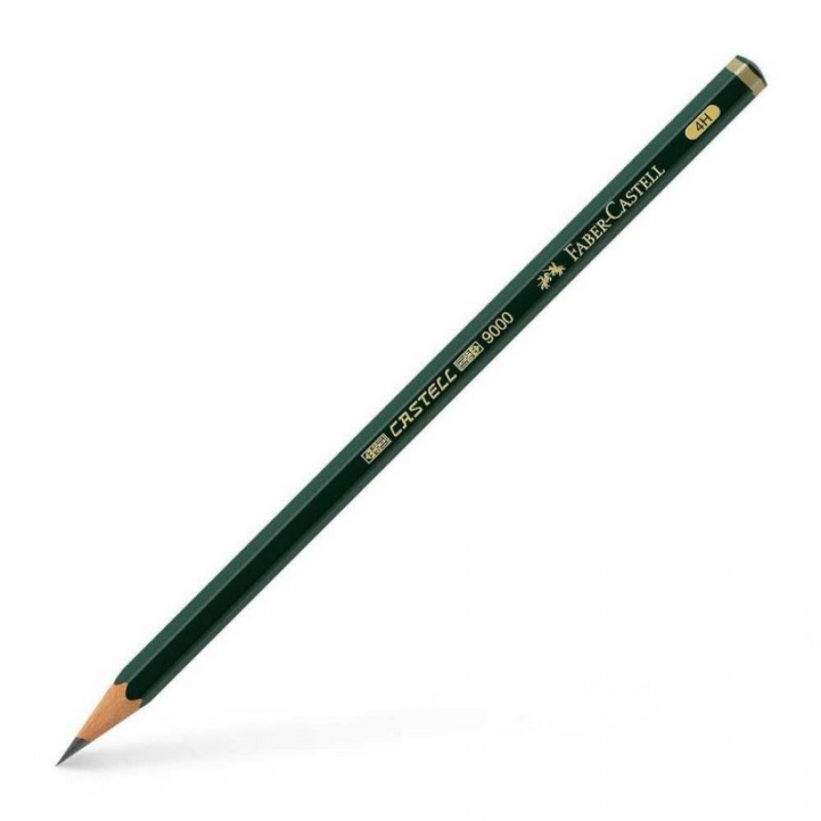 Faber-Castell 9000 Μολύβι 4H Πράσινο
