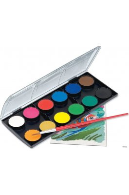 Faber-Castell Σετ Νερομπογιές με Πινέλο 30mm (125012) Faber-Castell Σετ Νερομπογιές με Πινέλο 30mm (125012)