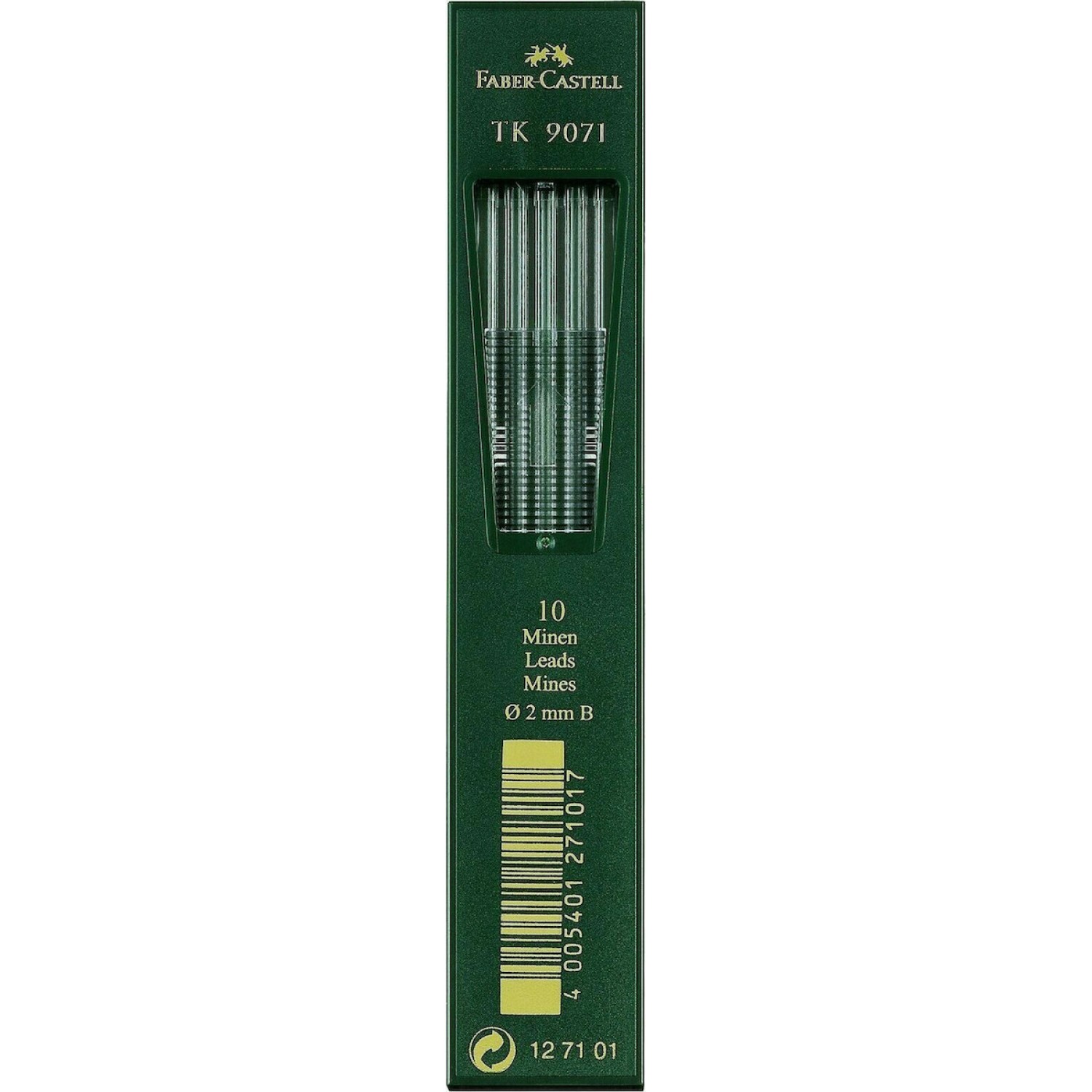 Faber-Castell 10 Μύτες Μολυβιού TK 9071 Πάχους 2mm Τύπου B (127101)