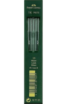 Faber-Castell 10 Μύτες Μολυβιού TK 9071 Πάχους 2mm Τύπου B (127101)