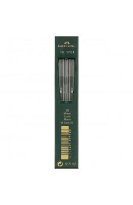 Faber-Castell 10 Μύτες Μολυβιού TK 9071 Πάχους 2mm Τύπου 2B (127102)