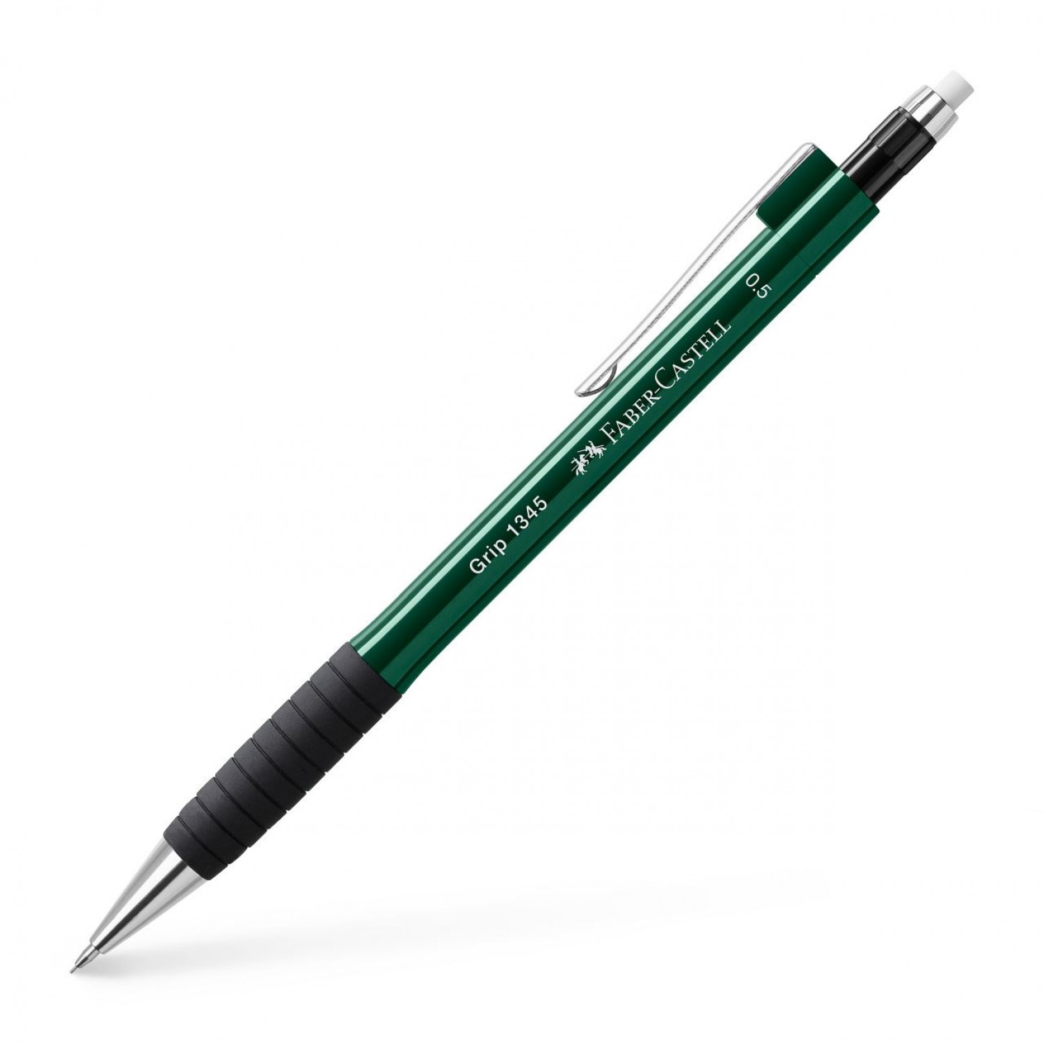 Faber-Castell Μηχανικό Μολύβι 0.5mm με Γόμα Πράσινο (134563)