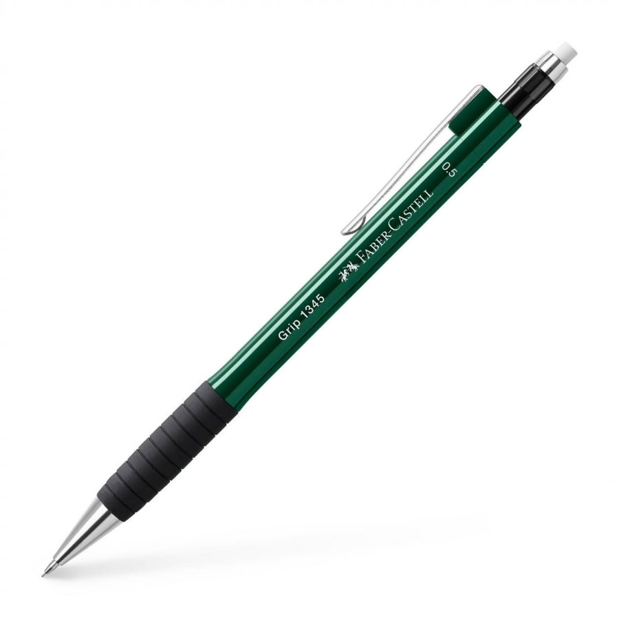 Faber-Castell Μηχανικό Μολύβι 0.5mm με Γόμα Πράσινο (134563) Faber-Castell Μηχανικό Μολύβι 0.5mm με Γόμα Πράσινο (134563)