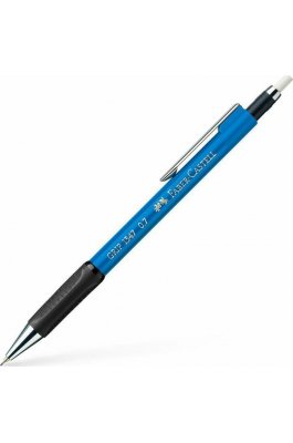 Faber-Castell Grip Μηχανικό Μολύβι 0.7mm με Γόμα Light Blue 1347 Faber-Castell Grip Μηχανικό Μολύβι 0.7mm με Γόμα Light Blue 1347