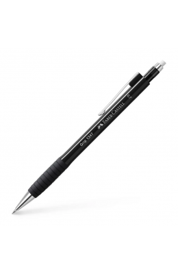 Faber-Castell Μηχανικό Μολύβι 0.7mm με Γόμα Μαύρο (134799)