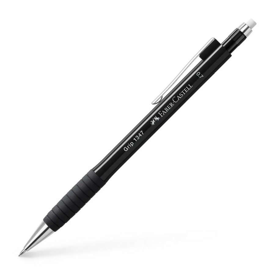 Faber-Castell Μηχανικό Μολύβι 0.7mm με Γόμα Μαύρο (134799) Faber-Castell Μηχανικό Μολύβι 0.7mm με Γόμα Μαύρο (134799)