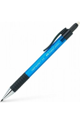 Faber-Castell Gripmatic Μηχανικό Μολύβι 0.5mm με Γόμα σε Μπλε Χρώμα