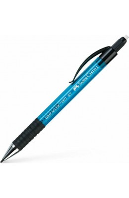 Faber-Castell Gripmatic Μηχανικό Μολύβι 0.7mm με Γόμα σε Μπλε Χρώμα