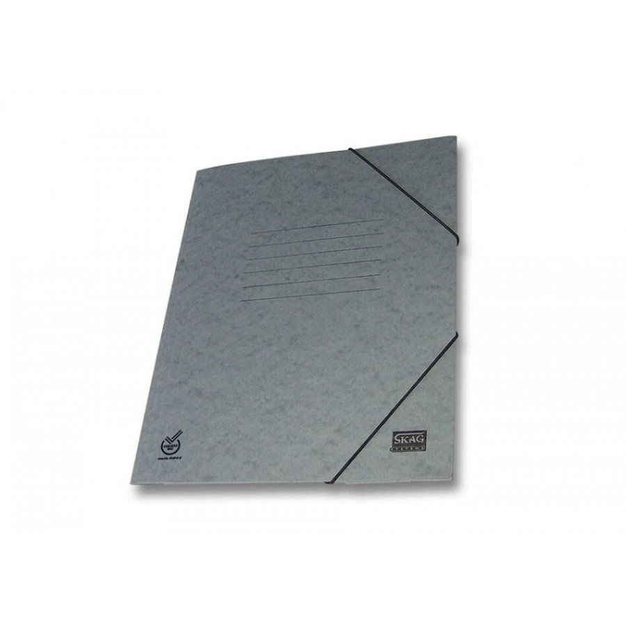 Skag Ντοσιέ Πρεσπάν με Λάστιχο 25 x 35cm Γκρι Skag Ντοσιέ Πρεσπάν με Λάστιχο 25 x 35cm Γκρι