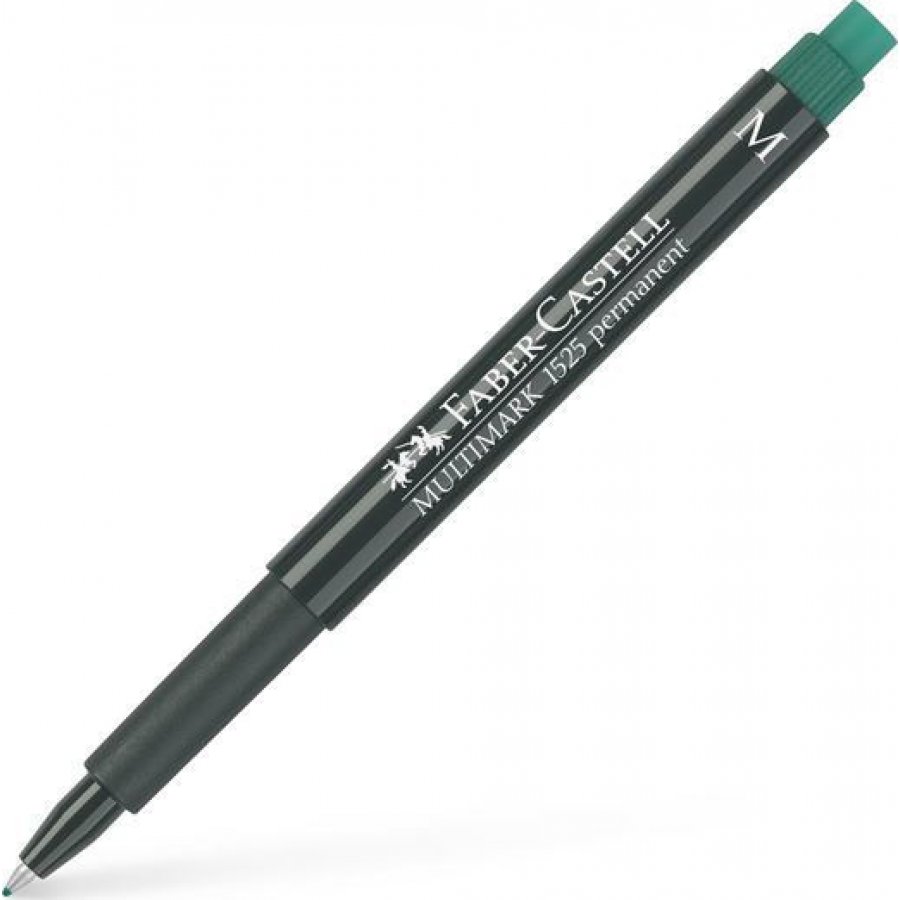 Faber-Castell Multimark 1525 Για CD/DVD 1mm Πράσινο Faber-Castell Multimark 1525 Για CD/DVD 1mm Πράσινο