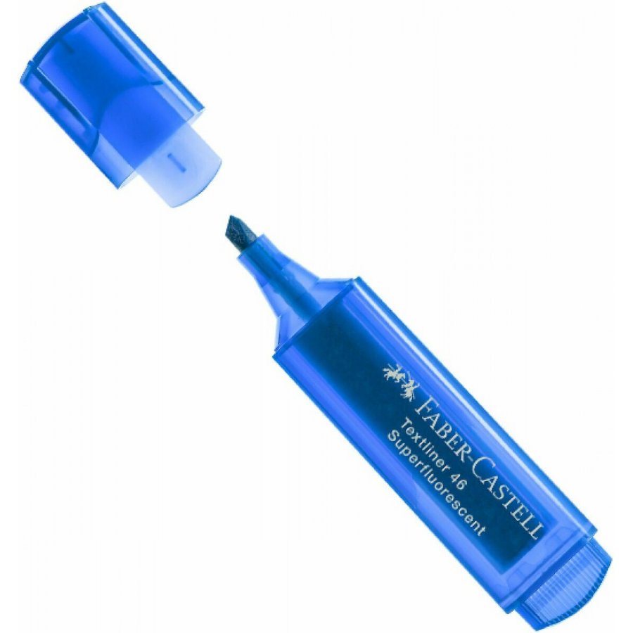Faber-Castell Μαρκαδόρος Υπογράμμισης Μπλε 5mm (154652) Faber-Castell Μαρκαδόρος Υπογράμμισης Μπλε 5mm (154652)