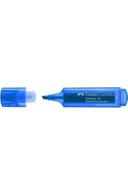 Faber-Castell Μαρκαδόρος Υπογράμμισης Μπλε 5mm (154652)
