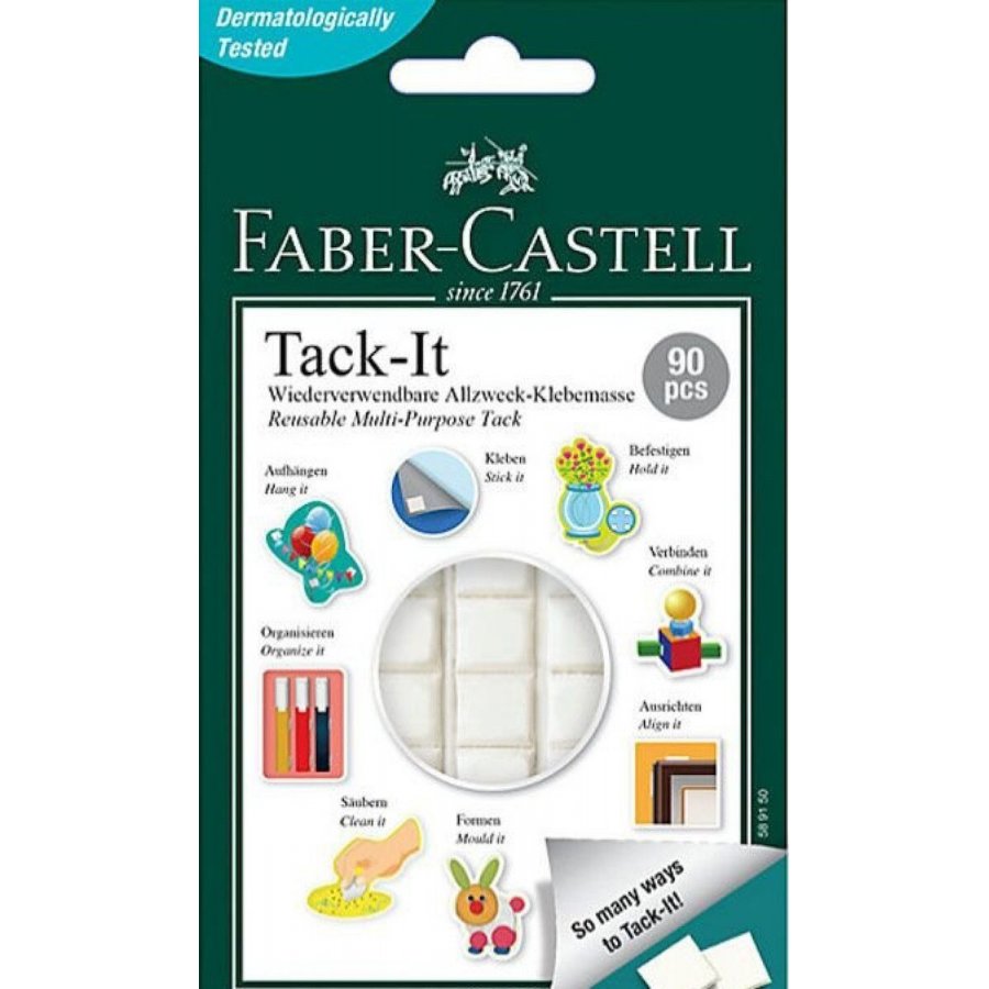 Faber-Castell Tack-It 90pcs 50gr Faber-Castell Tack-It 90pcs 50gr