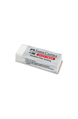 Faber-Castell Γόμα για Μολύβι Dust-Free Λευκή (187120) Faber-Castell Γόμα για Μολύβι Dust-Free Λευκή (187120)