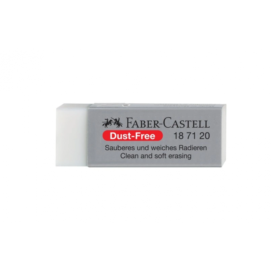 Faber-Castell Γόμα για Μολύβι Dust-Free Λευκή (187120) Faber-Castell Γόμα για Μολύβι Dust-Free Λευκή (187120)