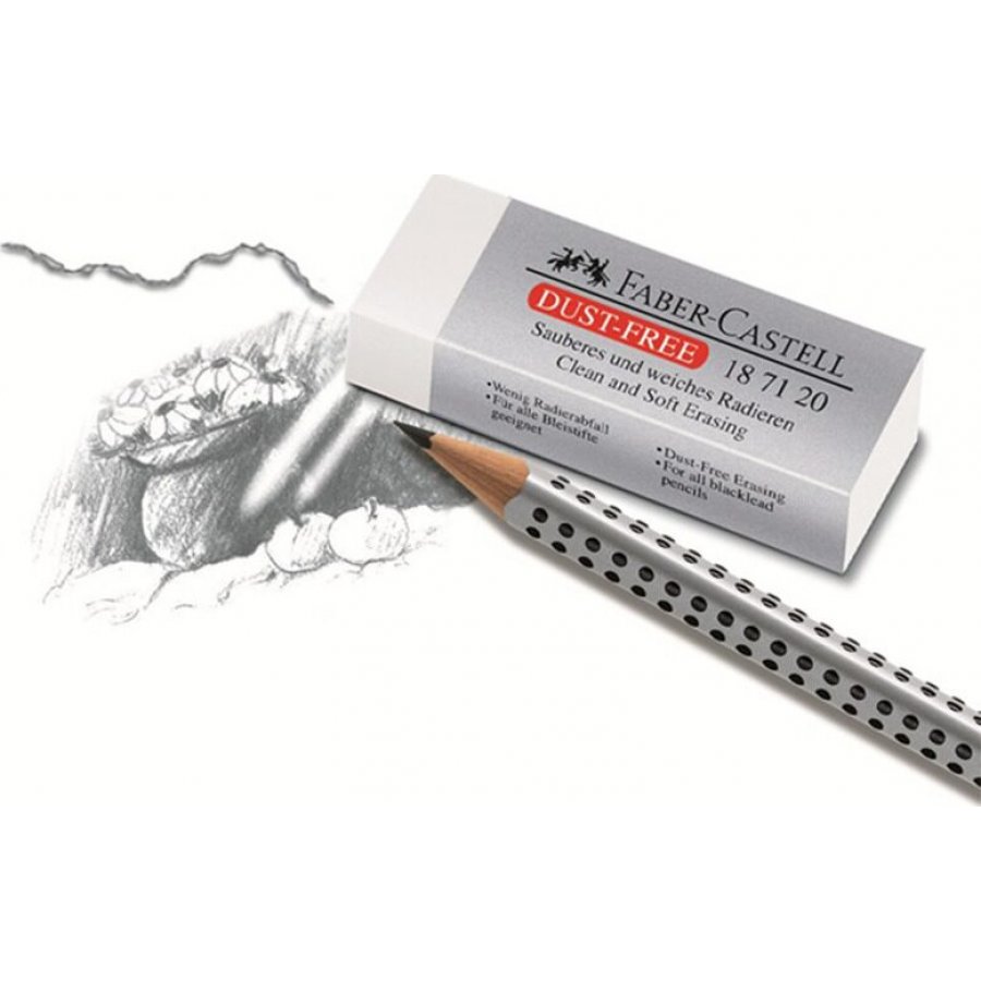 Faber Castell Γόμα Dust-Free Vinyl Λευκή (187130) Faber Castell Γόμα Dust-Free Vinyl Λευκή (187130)