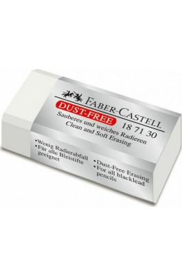 Faber Castell Γόμα Dust-Free Vinyl Λευκή (187130)
