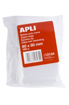 Apli Zipper Bag 60X80mm Σακούλα 100 τεμ (13134) Apli Zipper Bag 60X80mm Σακούλα 100 τεμ (13134)