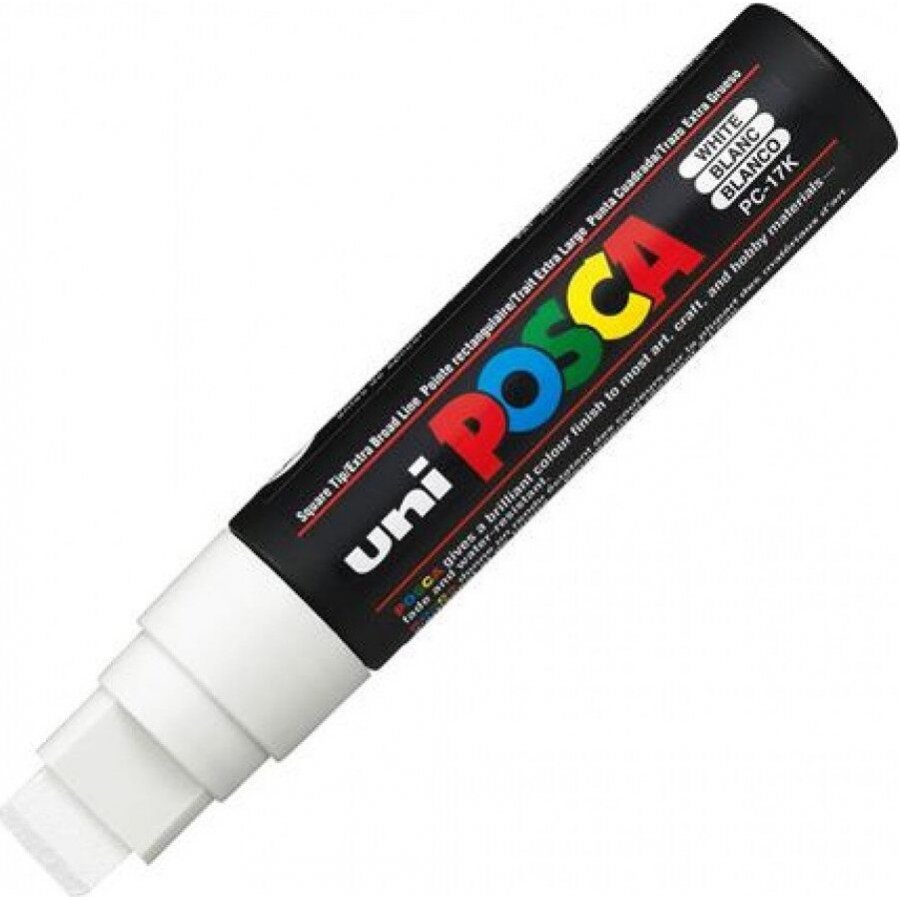 Uni-Ball Posca Ανεξίτηλος Μαρκαδόρος 15mm Λευκός (PC17K) Uni-Ball Posca Ανεξίτηλος Μαρκαδόρος 15mm Λευκός (PC17K)